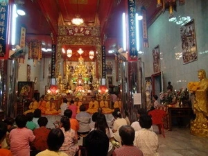Des Viet Kieu en Thaïlande prient la paix pour le Nouvel An 